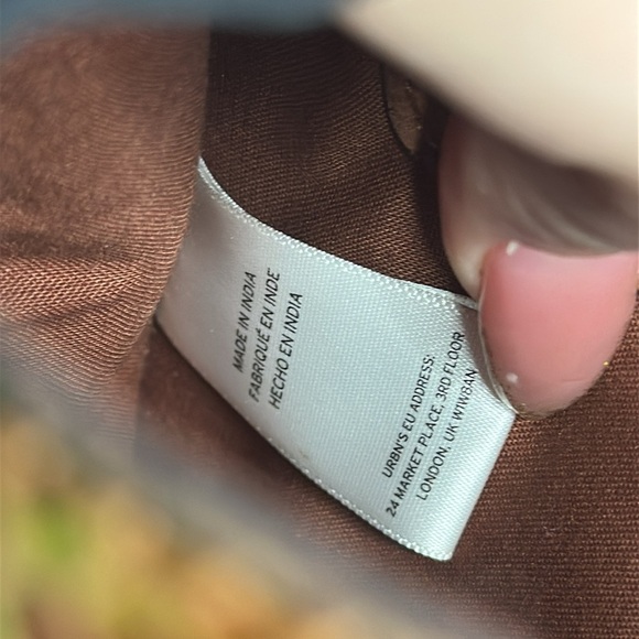 ANTHROPOLOGIE Leila Suede Snakeskin Crossbody Bag in Brown - Picture 8 of 9